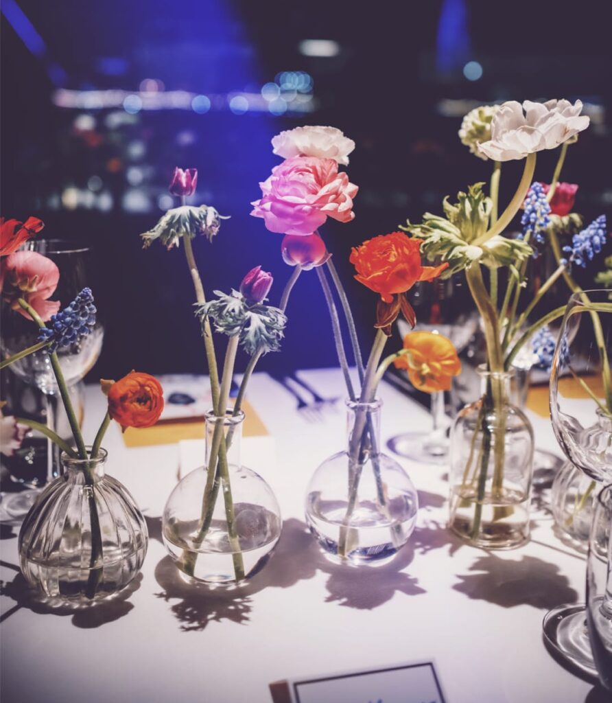 Unique event planning - Table floral arrangement